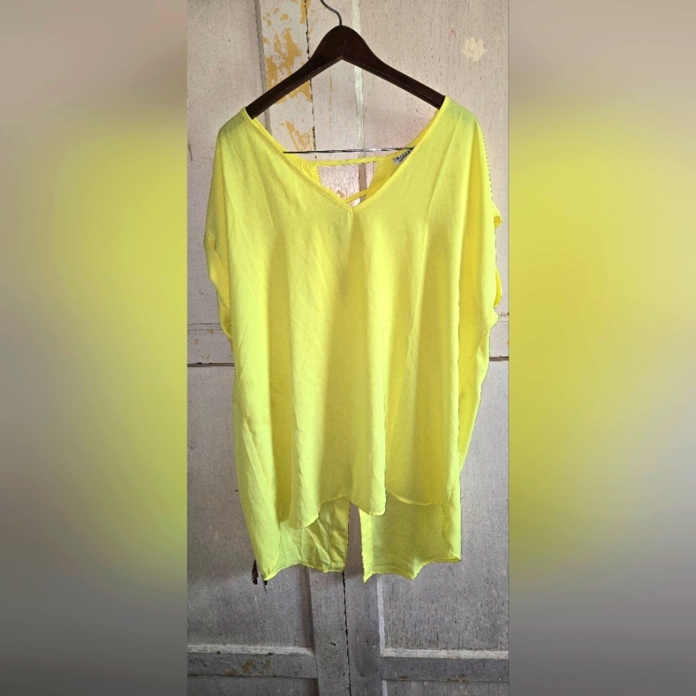 Vibrant  NEON Yellow Women's Top